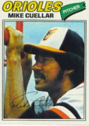 1977 Topps Baseball Cards      162     Mike Cuellar